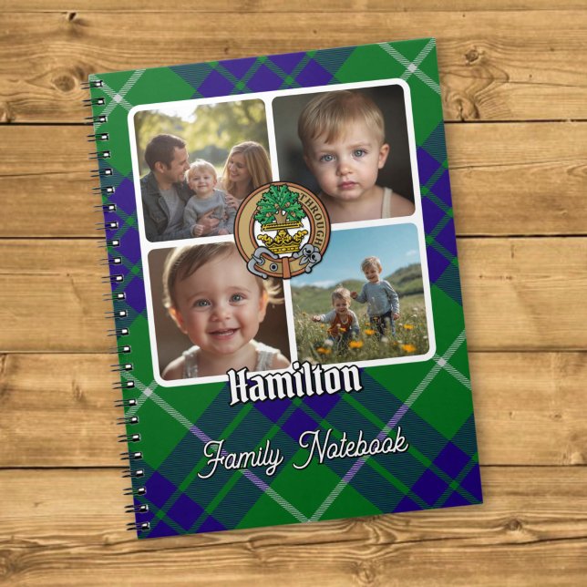 Carnet Collage de photos de la famille Hamilton (Créateur téléchargé)