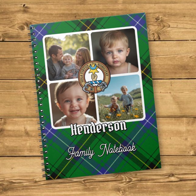 Carnet Collage de photos de la famille Henderson (Créateur téléchargé)