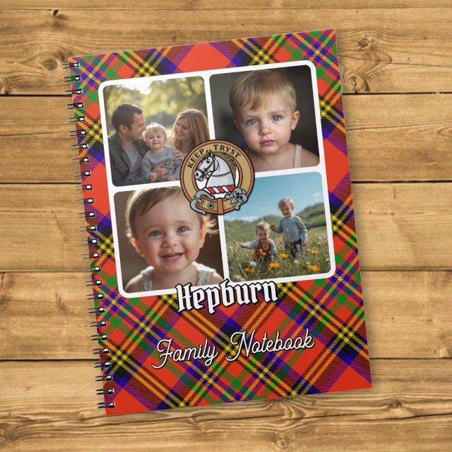 Carnet Collage de photos de la famille Hepburn (Créateur téléchargé)