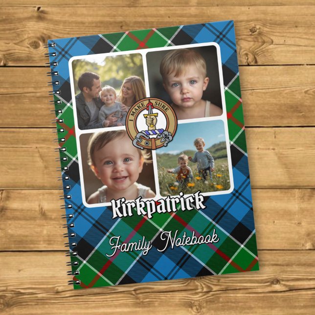 Carnet Collage de photos de la famille Kirkpatrick (Créateur téléchargé)