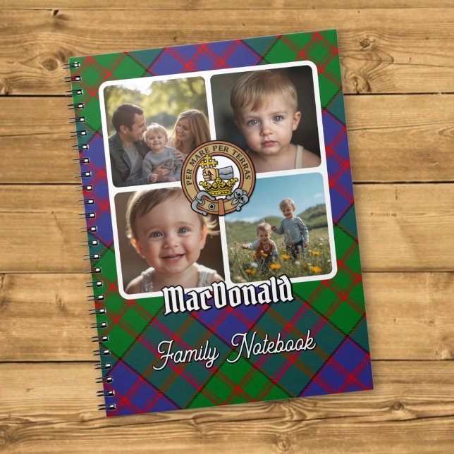 Carnet Collage de photos de la famille MacDonald (Créateur téléchargé)