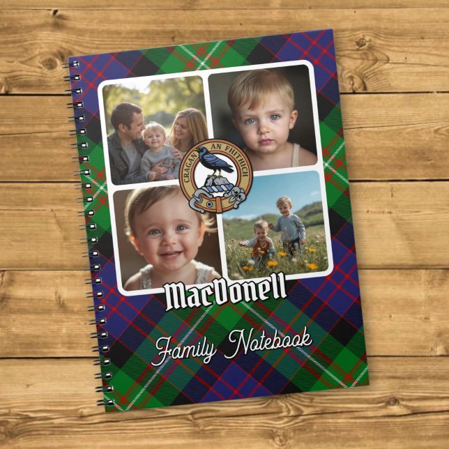 Carnet Collage de photos de la famille MacDonell (Créateur téléchargé)