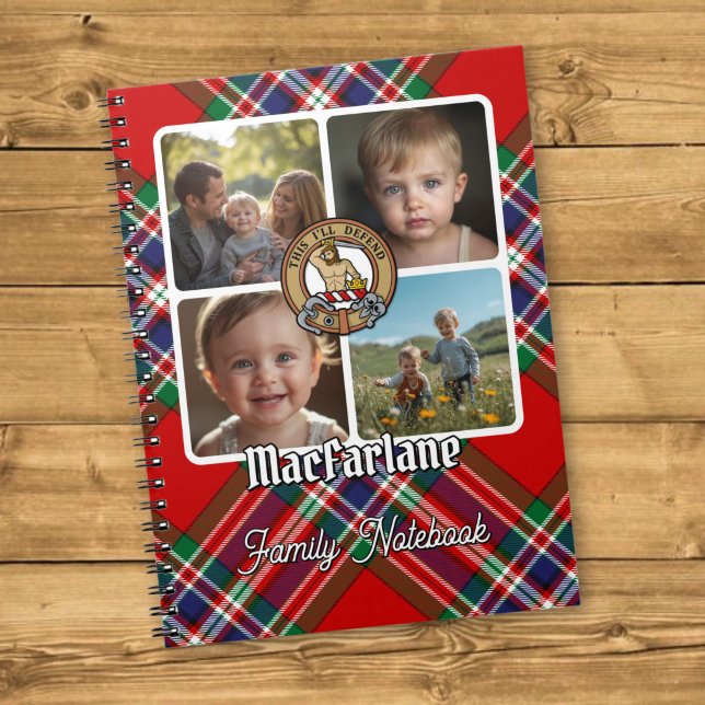 Carnet Collage de photos de la famille MacFarlane (Créateur téléchargé)