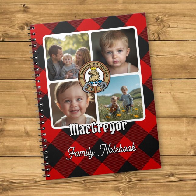 Carnet Collage de photos de la famille MacGregor (Créateur téléchargé)