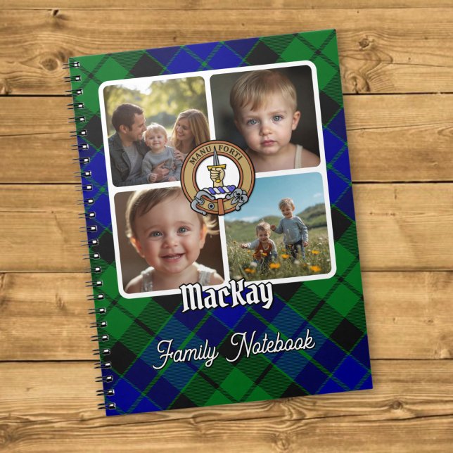 Carnet Collage de photos de la famille MacKay (Créateur téléchargé)