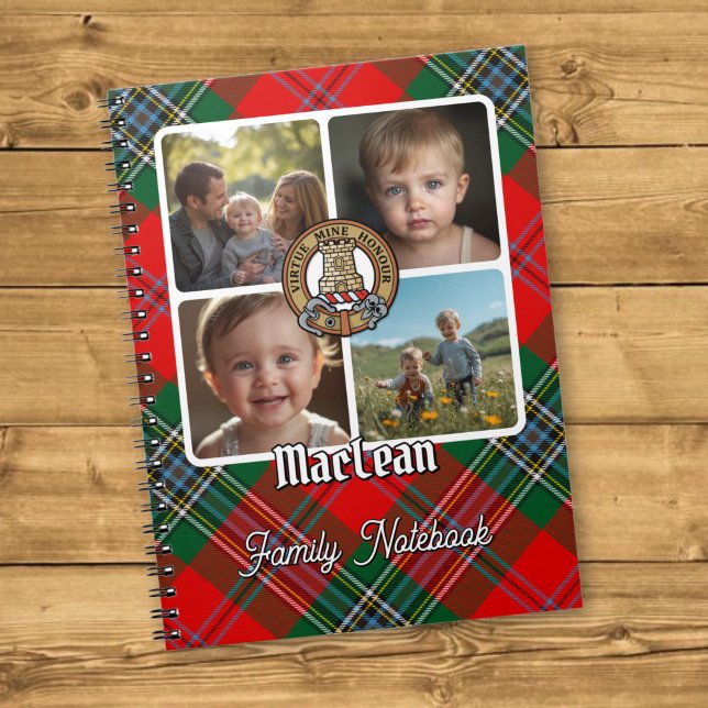 Carnet Collage de photos de la famille MacLean (Créateur téléchargé)