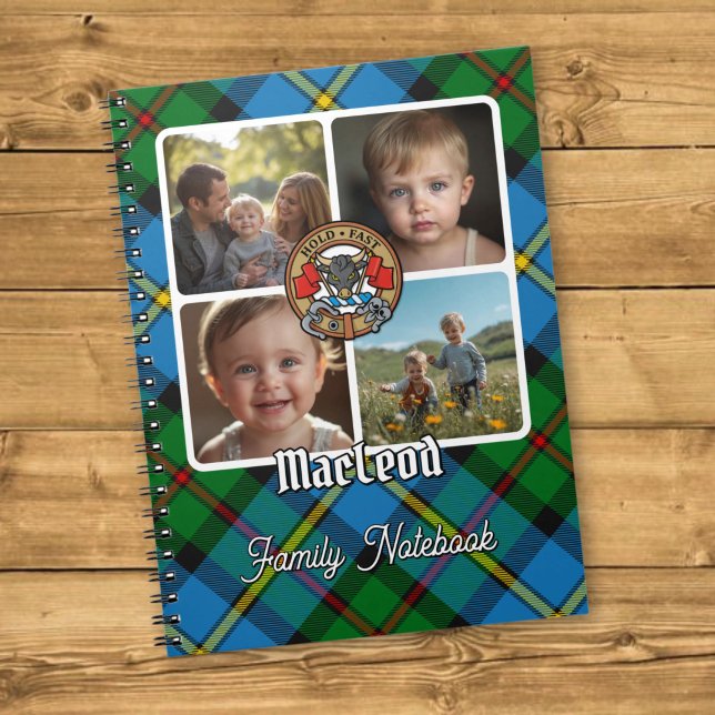 Carnet Collage de photos de la famille MacLeod de Harris (Créateur téléchargé)