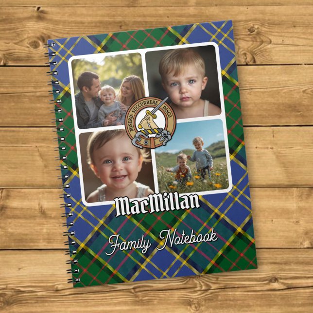 Carnet Collage de photos de la famille MacMillan (Créateur téléchargé)