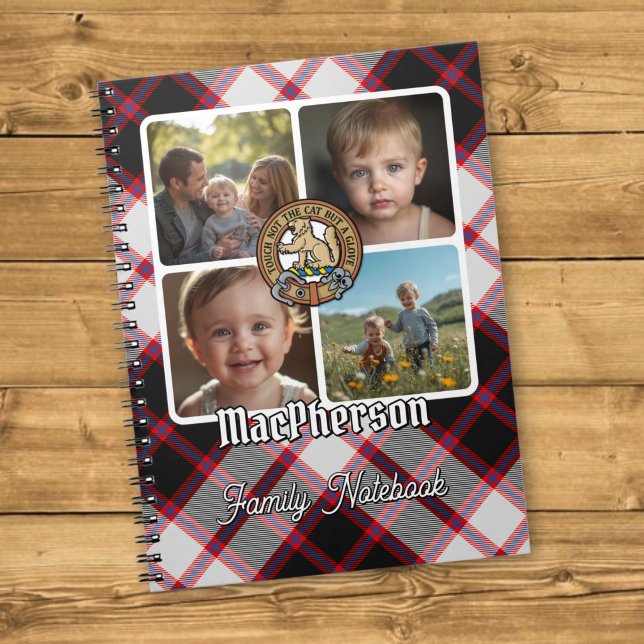 Carnet Collage de photos de la famille MacPherson (Créateur téléchargé)