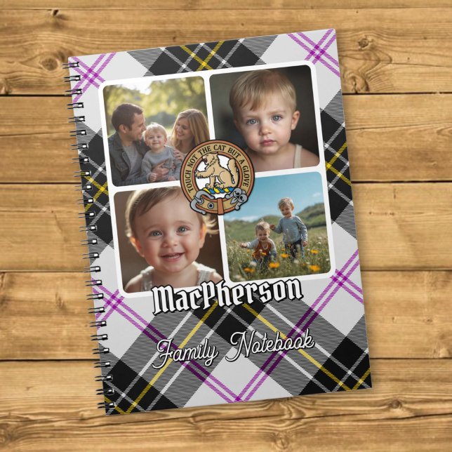Carnet Collage de photos de la famille MacPherson (Créateur téléchargé)