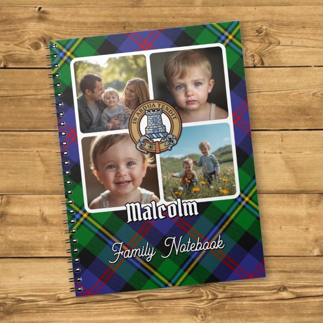 Carnet Collage de photos de la famille Malcolm (Créateur téléchargé)