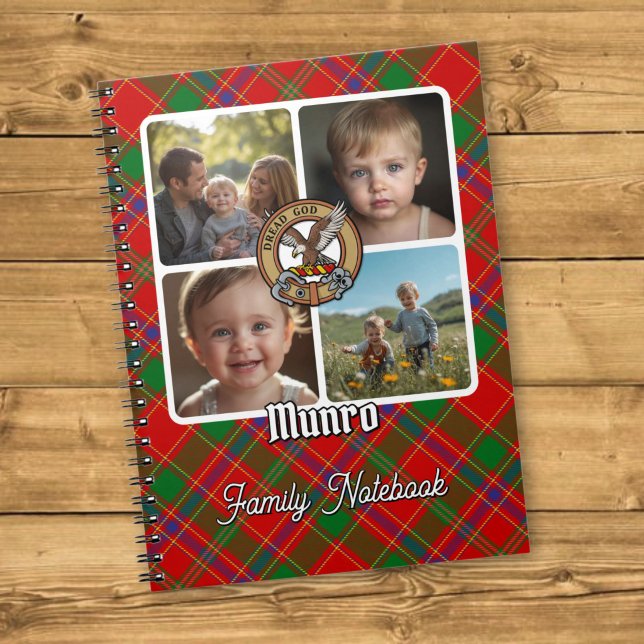 Carnet Collage de photos de la famille Munro (Créateur téléchargé)