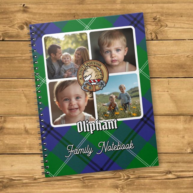 Carnet Collage de photos de la famille Oliphant (Créateur téléchargé)
