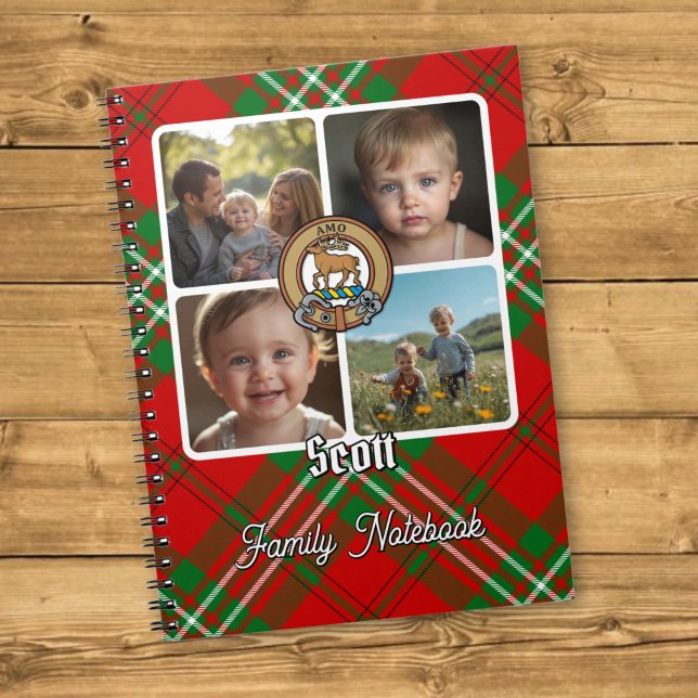 Carnet Collage de photos de la famille Scott (Créateur téléchargé)