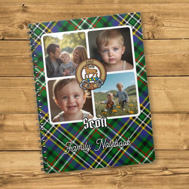 Carnet Collage de photos de la famille Scott (Créateur téléchargé)