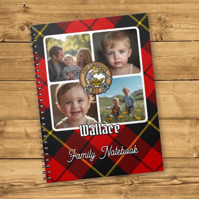 Carnet Collage de photos de la famille Wallace (Créateur téléchargé)