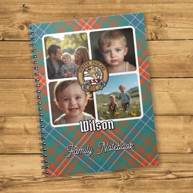 Carnet Collage de photos de la famille Wilson (Créateur téléchargé)