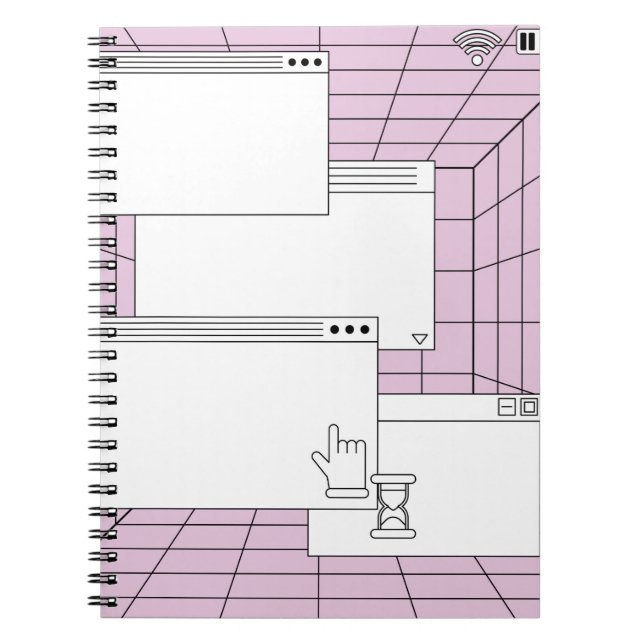 Carnet Collage des éléments de l'interface utilisateur. C (Devant)