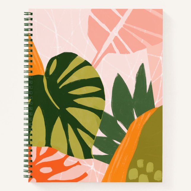 Carnet Collage Jungle I (Devant)