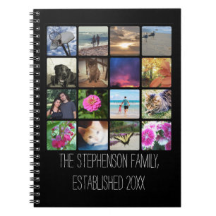 Carnet Collage ou Instagram de photo de seize coins