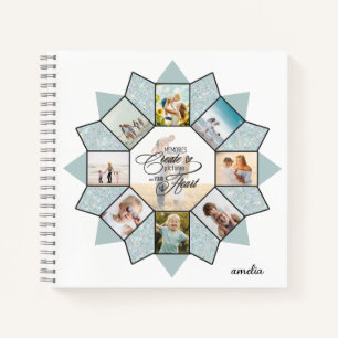 Carnet Collage photo de souvenirs Sea Glass ID1016