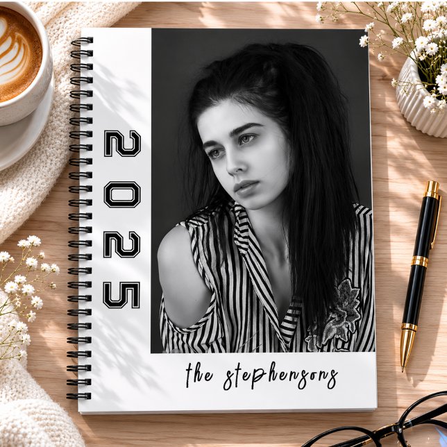 Carnet Collage photo personnalisé Moderne 2 (Modern 2 Photo Collage Personalized Notebook)