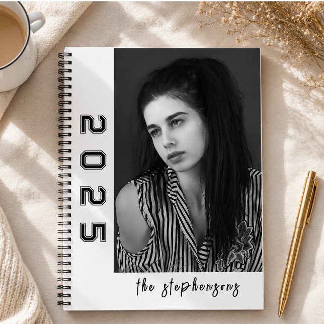 Carnet Collage photo personnalisé Moderne 2 (Modern 2 Photo Collage Personalized Notebook)