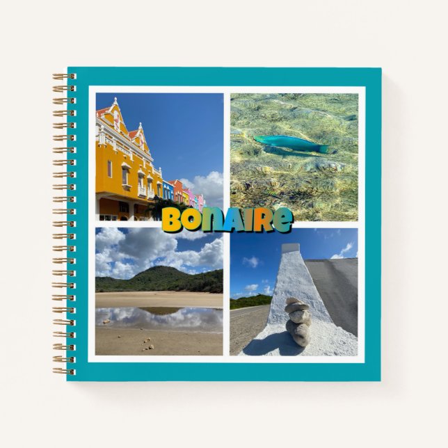 Carnet Collage photo Pittoresque Bonaire (Devant)
