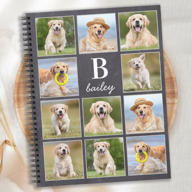 Carnet Collage photo pour animaux de compagnie Monogramme (Créateur téléchargé)