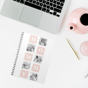 Carnet Collage tendance Photo & Pastel rose Meilleur cade