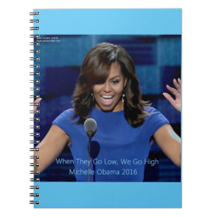 Carnet Collectif Michelle Obama "We Go High"