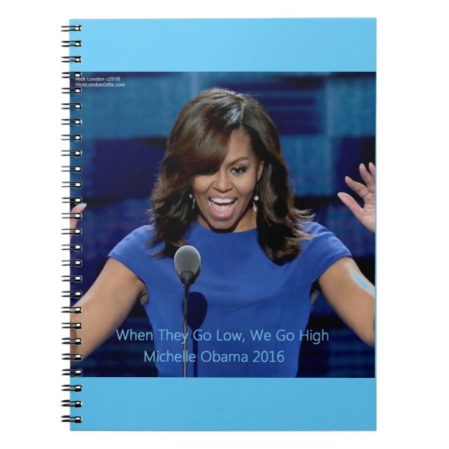 Carnet Collectif Michelle Obama "We Go High" (Devant)