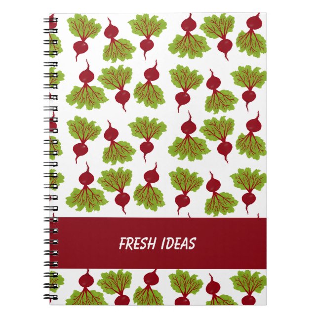 Carnet Collection de betteraves fraîches (Devant)