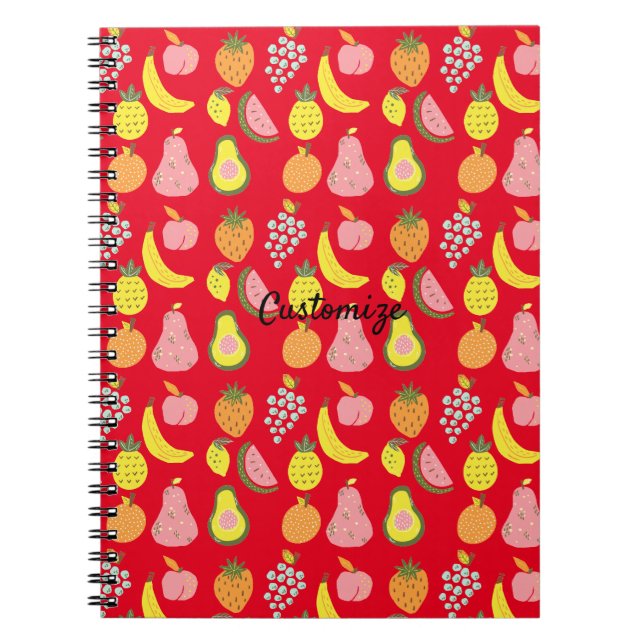 Carnet Collection de fruits assorés Thunder_Cove (Devant)