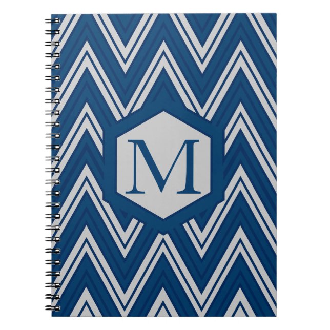 Carnet Collection de géométrie bleue (Devant)