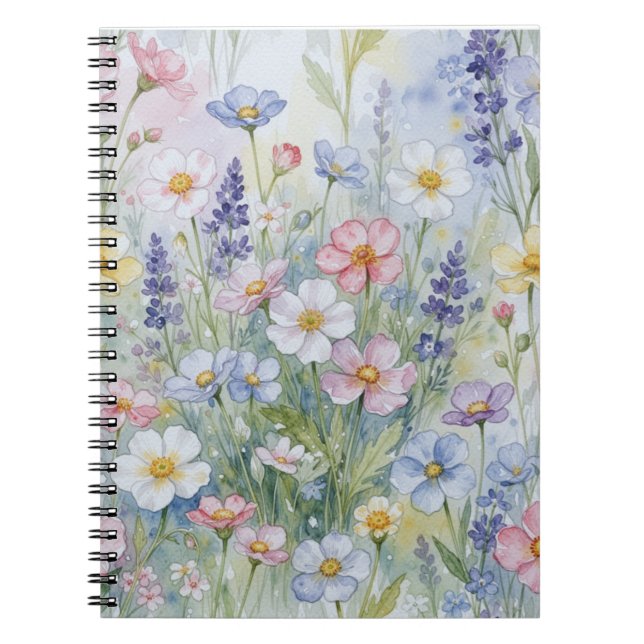 Carnet Collection de motifs floraux doux (Devant)