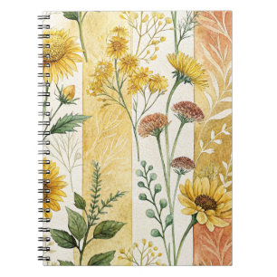 Carnet Collection de motifs floraux doux