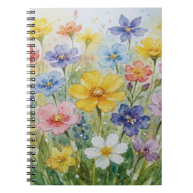Carnet Collection de motifs floraux doux (Devant)