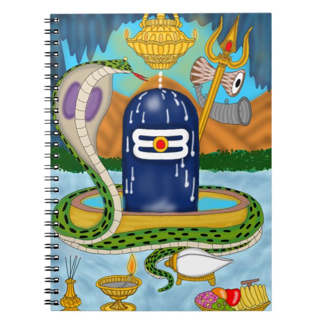 Carnet Collection de papeterie Divine Shivlingam – Spirit (Devant)