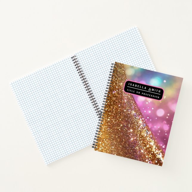 Carnet Collection Holographique Populaire Opale Pailletée (Intérieur)