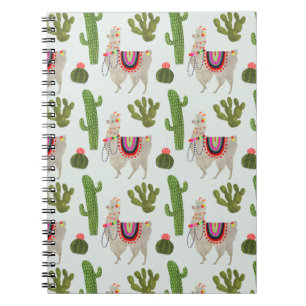 Carnet Collection Llamarama Cactus & Llama Motif