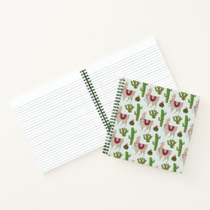Carnet Collection Llamarama Cactus & Llama Motif