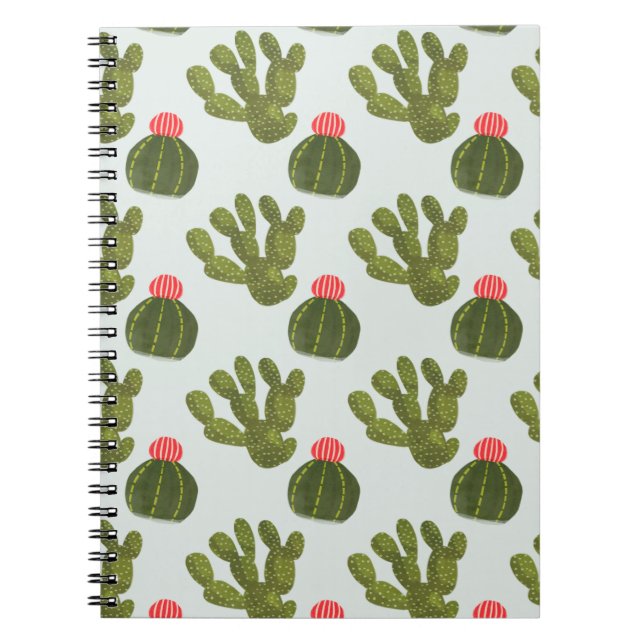 Carnet Collection Llamarama | Motif Cactus mignon (Devant)