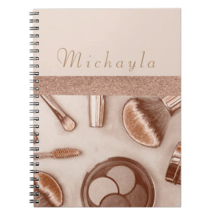 Carnet Collection maquillage raffinée en Parties scintill