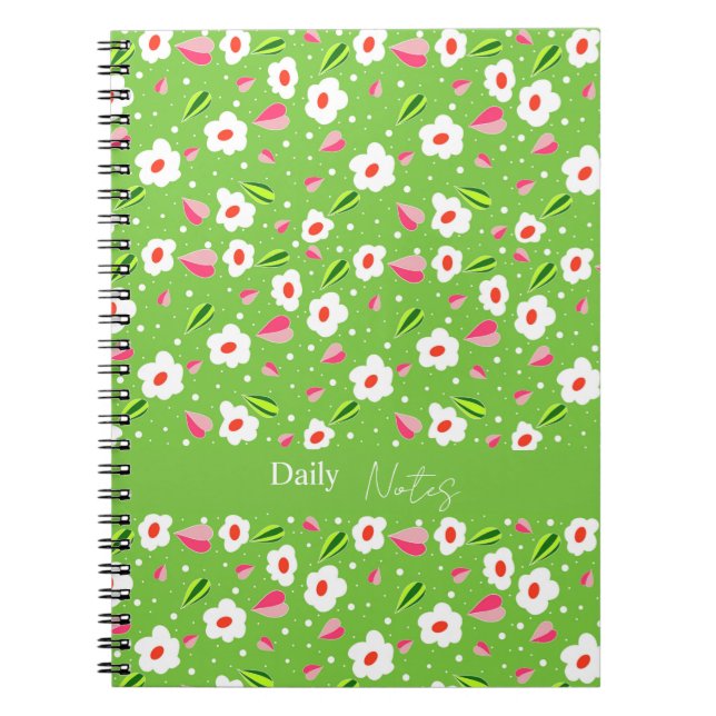 Carnet collection Printemps Prairie Fantaisie (Devant)