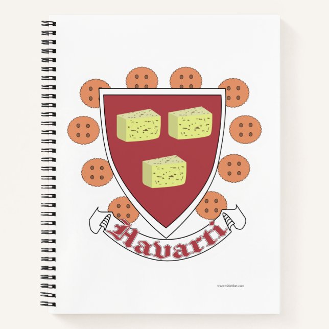 Carnet Collège Havarti Fromage Université Humour Devise (Devant)