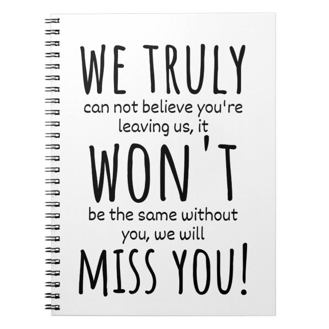 Carnet collègue qui part pour les femmes, collègue qui pa (Devant)