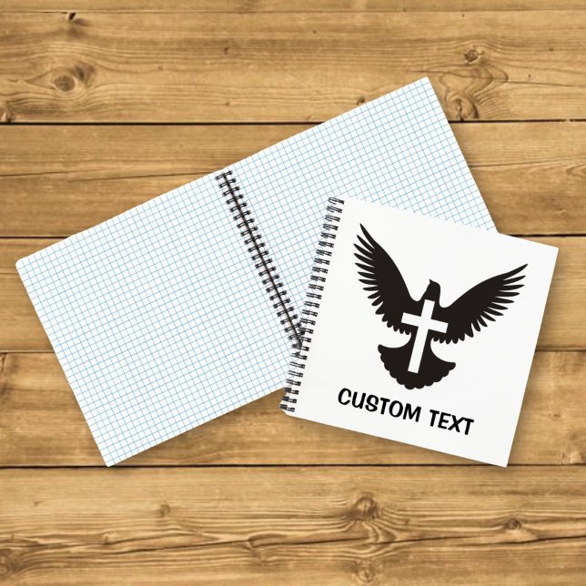Carnet Colombe avec croix (Créateur téléchargé)