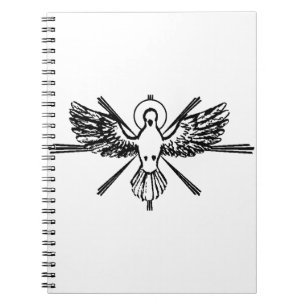 Carnet Colombe du Saint-Esprit Confirmation Religieuse et