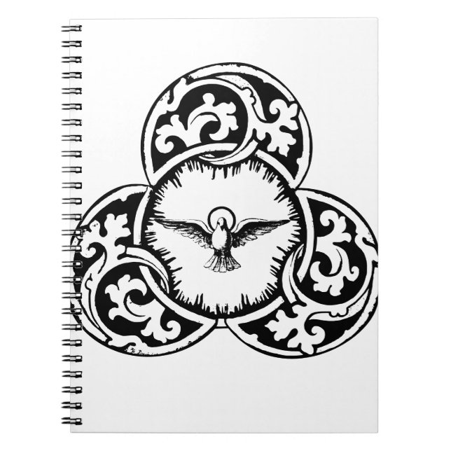 Carnet Colombe du Saint-Esprit symbole chrétien (Devant)